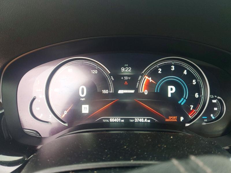2018 BMW 5 series VIN WBAJB1C58JB374757 COPART salvage auction — FRONT END, NC - SALVAGE CERTIFICATE OF TITLE, sold $13,500 on 2026-07-27 (photo 9)