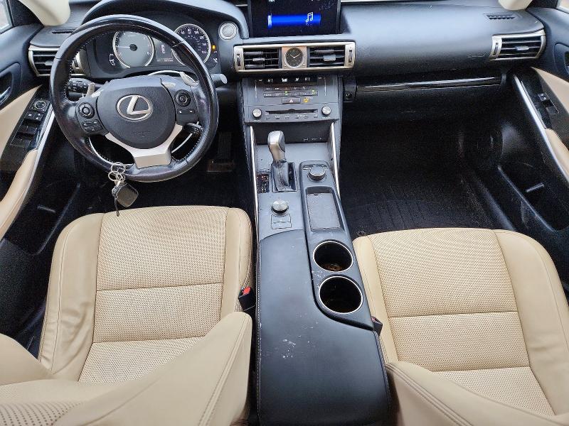 2016 Lexus Is VIN JTHBA1D22G5029051 COPART salvage auction — FRONT END, Md - Cert Of Salvage > 75% Damage, sold $4,350 on 2026-07-10 (photo 8)