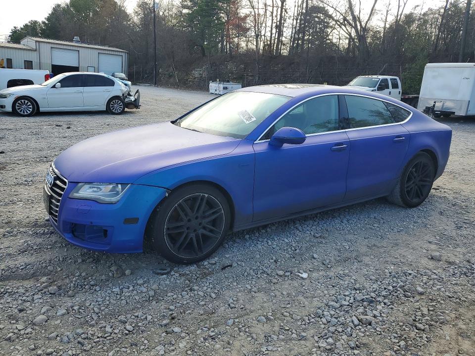 2015 Audi A7 VIN WAUWGAFC1FN004192 COPART salvage auction — REAR END, Wv - Salvage Certificate, sold $500 on 2026-07-07 (photo 1)