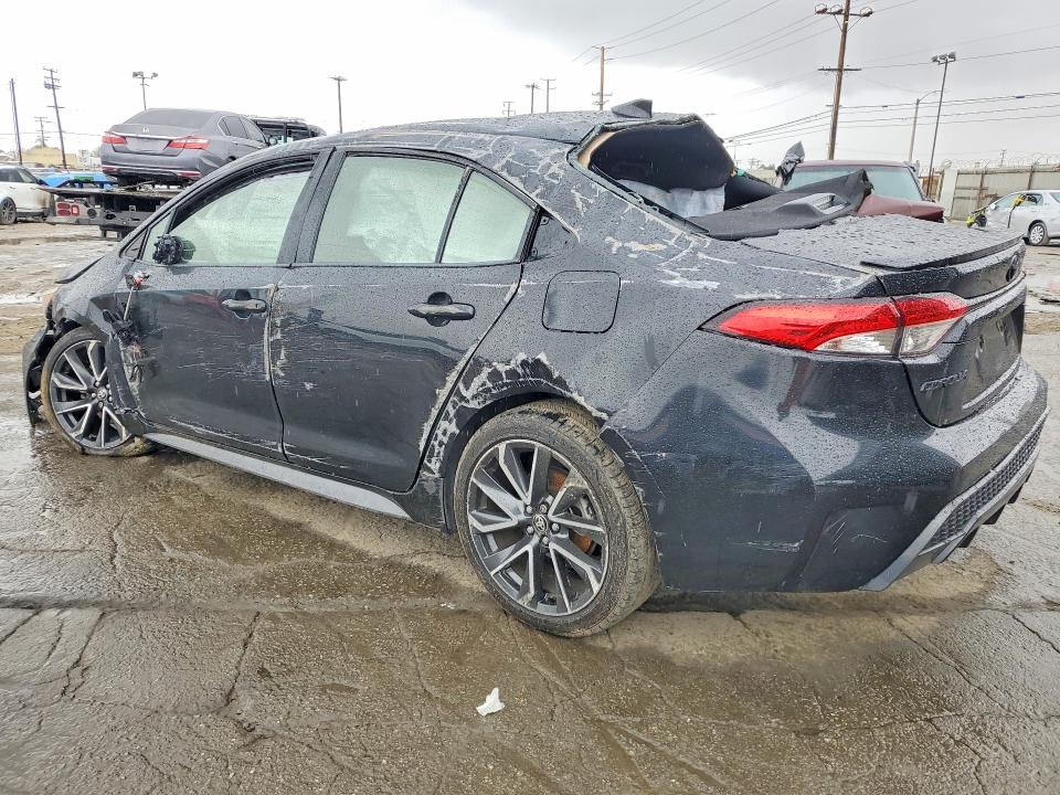 2021 Toyota Corolla VIN JTDS4MCE7MJ075256 COPART salvage auction — ALL OVER, Ca - Salvage Certificate, sold $1,250 on 2026-07-16 (photo 2)