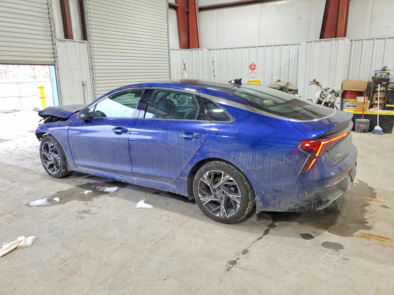2025 Kia K5 VIN KNAG64J77S5283466 COPART salvage auction — Front End, NY - MV-907A SALVAGE CERTIFICATE, sold $8,500 on 2026-05-18 (photo 2)