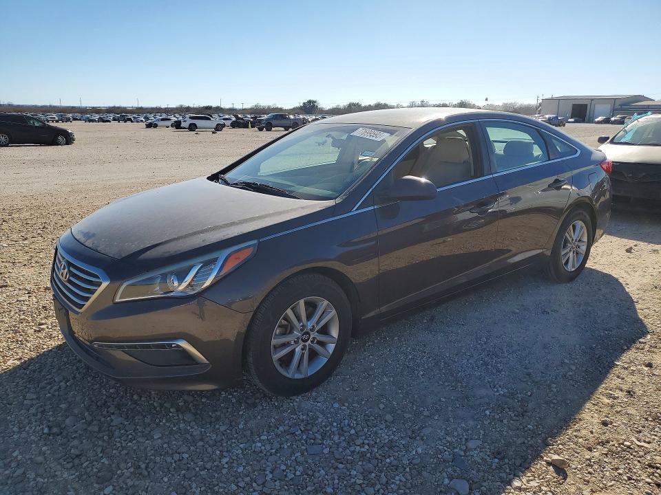 2015 Hyundai Sonata VIN 5NPE24AFXFH144466 COPART salvage auction — VANDALISM, Tx - Salvage Vehicle Title, sold $900 on 2026-07-02 (photo 1)