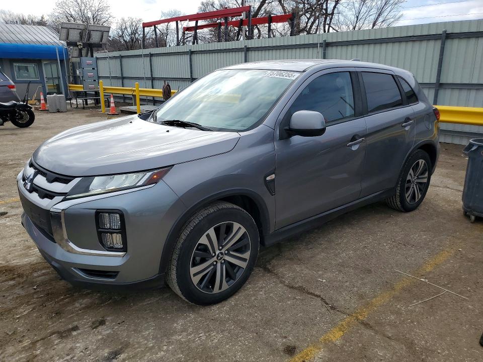 2020 Mitsubishi Outlander VIN JA4AR3AU0LU024836 COPART salvage auction — REAR END, Ks - Cert Of Title-Salvage, sold $3,250 on 2026-07-22 (photo 1)