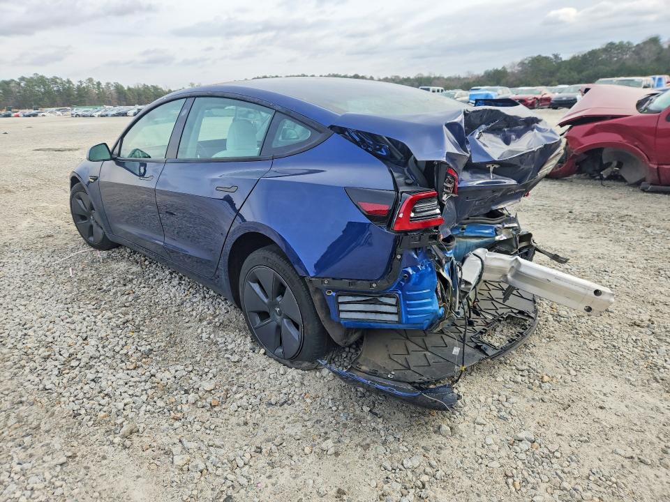 2021 Tesla Model 3 VIN 5YJ3E1EB9MF068125 COPART salvage auction — REAR END, WV - SALVAGE CERTIFICATE, sold $3,600 on 2026-07-16 (photo 2)