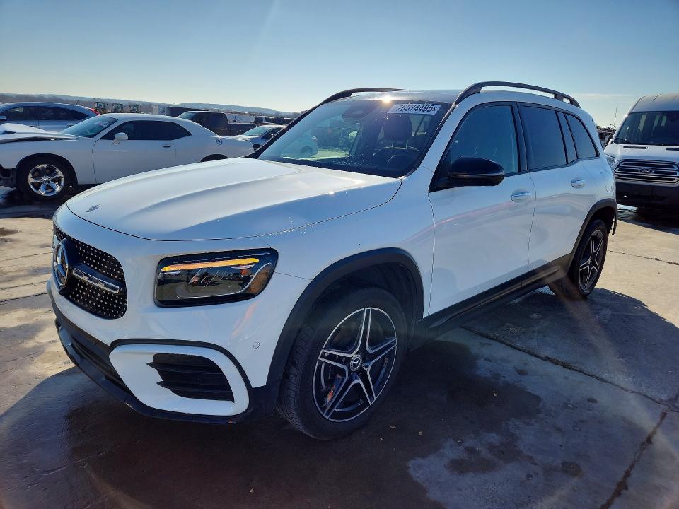 2024 Mercedes-benz Glb VIN W1N4M4HB4RW374763 COPART salvage auction — REAR END, Tx - Certificate Of Title, sold $10,200 on 2026-07-09 (photo 1)