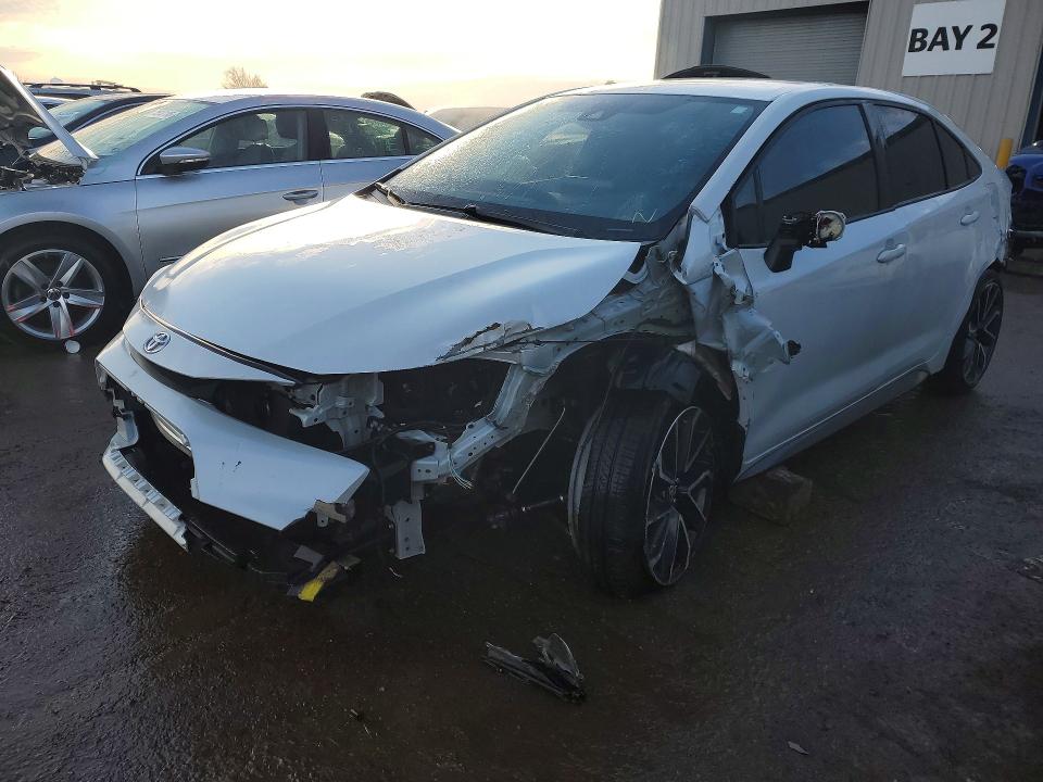 2022 Toyota Corolla VIN JTDS4MCE2NJ083587 COPART salvage auction — FRONT END, Il - Salvage Certificate, sold $3,400 on 2026-07-30 (photo 1)