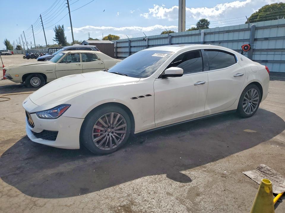 2018 Maserati Ghibli VIN ZAM57YTA3J1293095 COPART salvage auction — WATER/FLOOD, Fl - Cert Of Title-Slvg Rebld Flood, sold $3,500 on 2026-07-29 (photo 1)