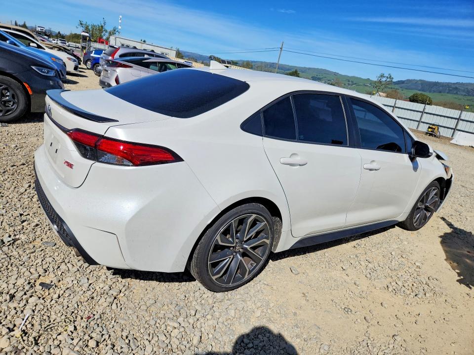 2021 Toyota Corolla VIN 5YFT4MCE3MP066103 COPART salvage auction — FRONT END, Ca - Salvage Certificate, sold $8,400 on 2026-07-09 (photo 3)