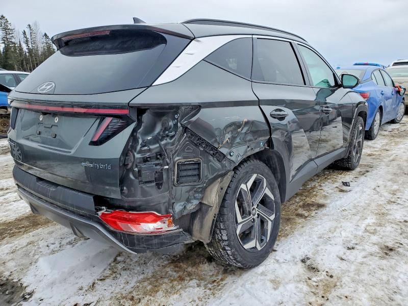 2023 Hyundai Tucson VIN KM8JCCA12PU129344 COPART salvage auction — FRONT END, Qc - Gravement Accidente, sold $6,800 on 2026-07-28 (photo 3)