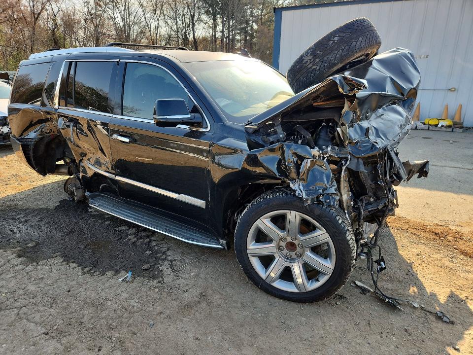 2016 Cadillac Escalade VIN 1GYS3BKJ0GR249447 COPART salvage auction — FRONT END, Tx - Salvage Vehicle Title, sold $2,950 on 2026-07-02 (photo 4)