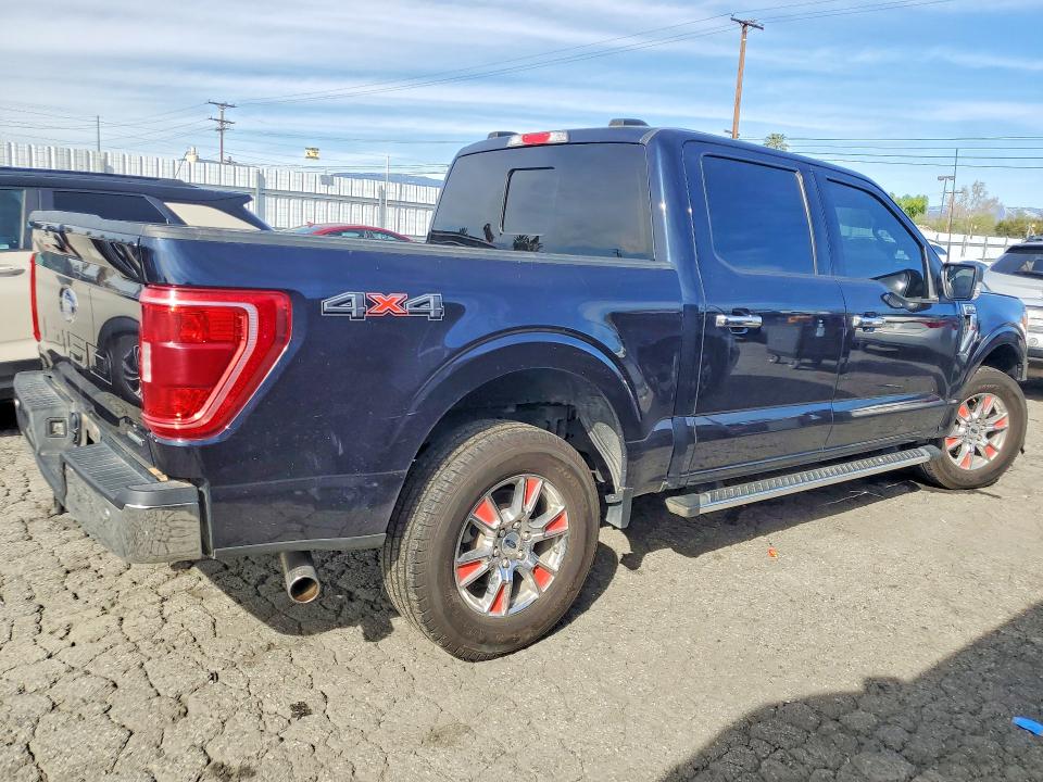 2022 Ford F-150 VIN 1FTEW1EP2NKD84326 COPART salvage auction — FRONT END, Ca - Salvage Certificate, sold $10,300 on 2026-07-09 (photo 3)