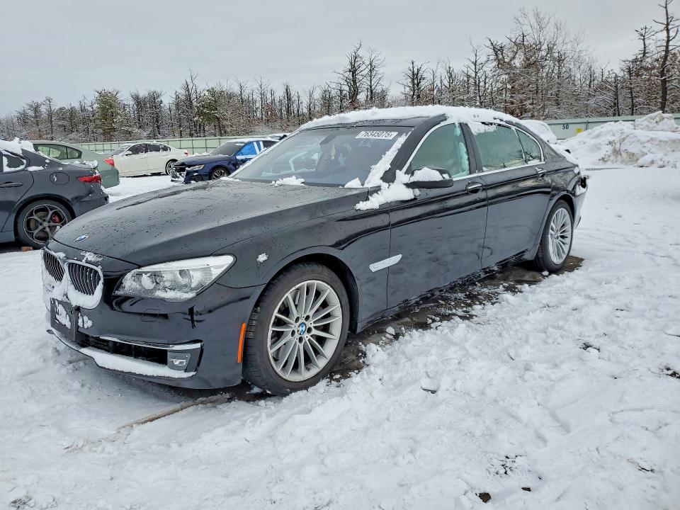 2013 BMW 7 series VIN WBAYE8C55DD134105 COPART salvage auction — REAR END, Ny - Mv907A-Parts Only, sold $475 on 2026-07-27 (photo 1)