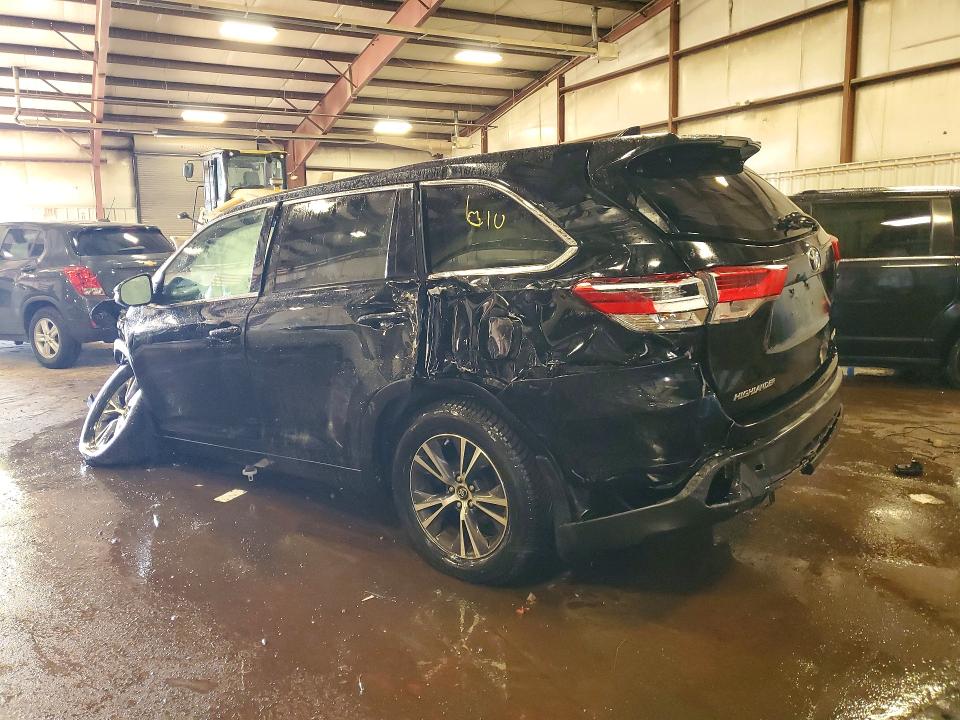 2018 Toyota Highlander VIN 5TDBZRFH7JS880998 COPART salvage auction — SIDE, Mi - Certificate Of Title, sold $550 on 2026-07-24 (photo 2)