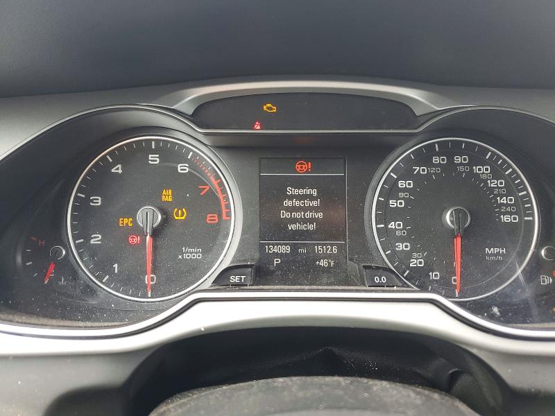 2016 Audi A4 VIN WAUAFAFL8GN010490 COPART salvage auction — FRONT END, Pa - Certificate Of Salvage, sold $400 on 2026-07-02 (photo 9)