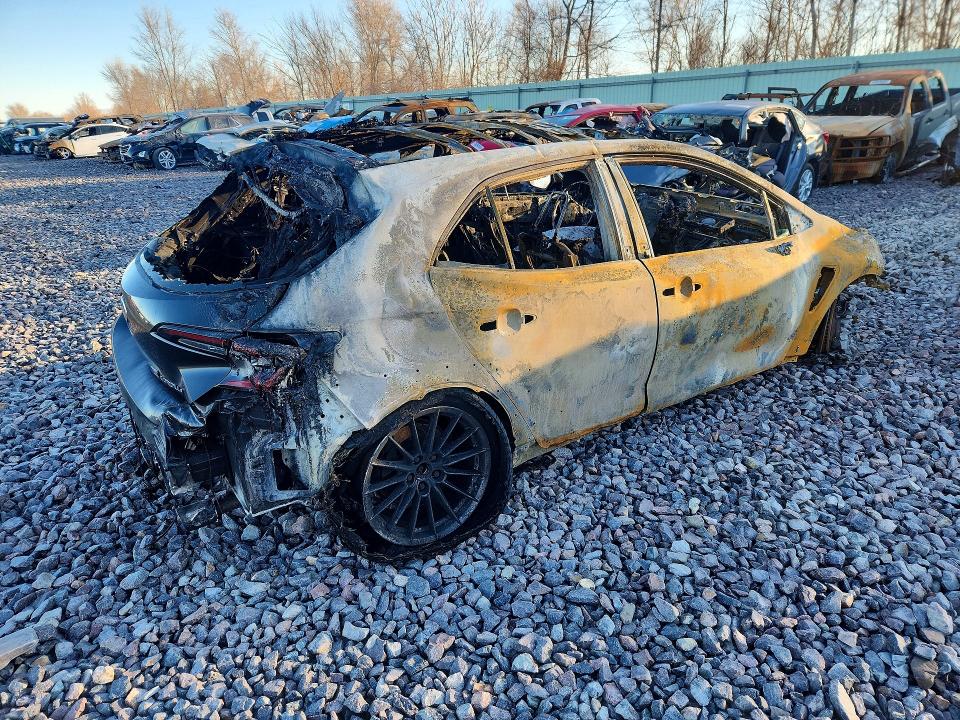 2025 Toyota Gr corolla VIN JTNABAAE7SA018311 COPART salvage auction — BURN, IL - SALVAGE CERTIFICATE, sold $175 on 2026-07-27 (photo 3)