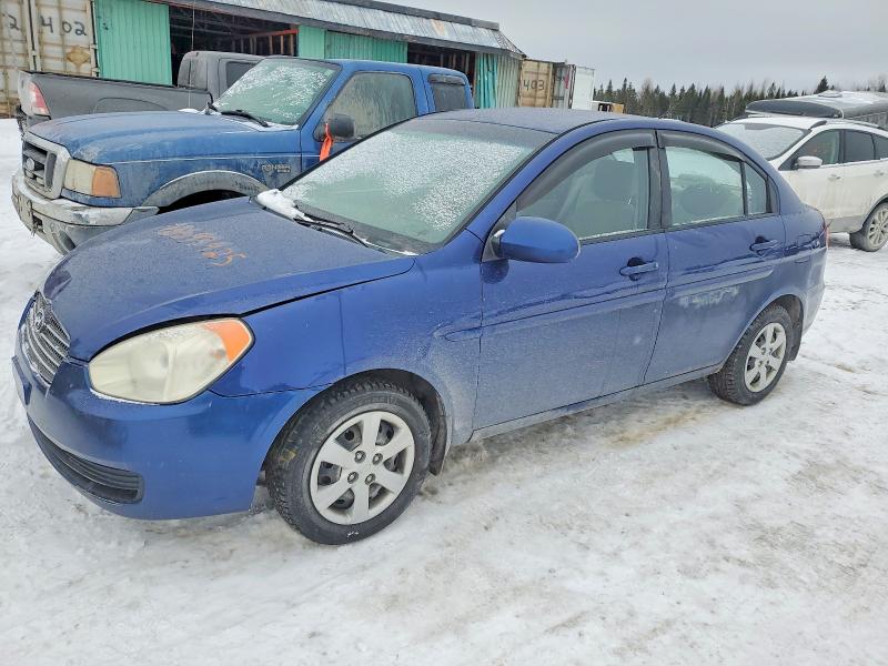 2009 Hyundai Accent VIN KMHCN45C29U348232 COPART salvage auction — FRONT END, Qc - Gravement Accidente, sold $125 on 2026-07-14 (photo 1)
