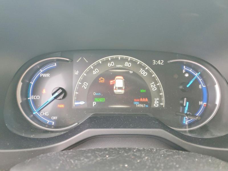 2025 Toyota Rav4 VIN JTMRWRFV1SJ079074 COPART salvage auction — FRONT END, Md - Cert Of Salvage > 75% Damage, sold $5,200 on 2026-07-28 (photo 9)