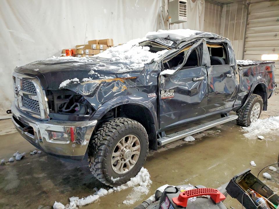 2018 Ram 2500 VIN 3C6UR5FJ3JG316484 COPART salvage auction — ROLLOVER, Pa - Certificate Of Salvage, sold $7,700 on 2026-07-06 (photo 1)