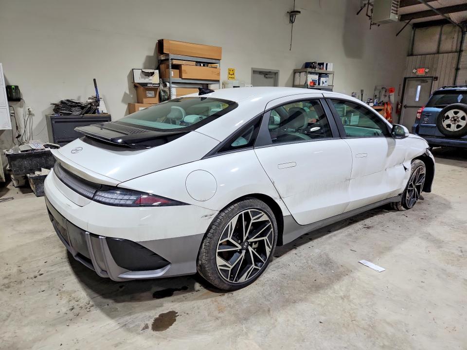 2023 Hyundai Ioniq 6 VIN KMHM34AC0PA039292 COPART salvage auction — FRONT END, Pa - Certificate Of Salvage, sold $9,400 on 2026-07-10 (photo 3)