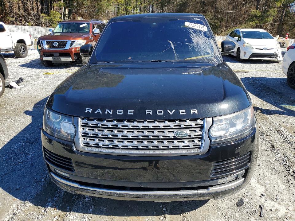 2016 Land rover RANGE ROVER VIN SALGS2EF7GA273502 COPART salvage auction — MECHANICAL, Ga - Certificate Of Title (P), sold $7,100 on 2026-08-19 (photo 5)