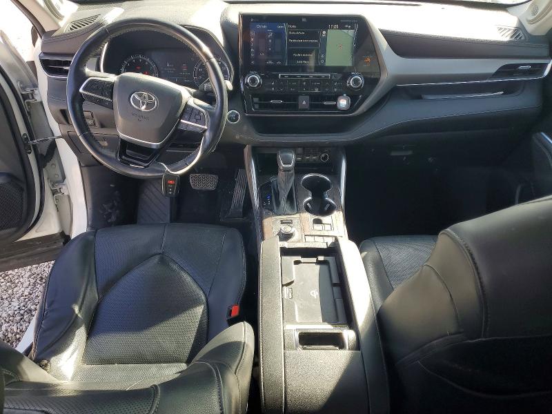 2020 Toyota Highlander VIN 5TDDZRBH6LS050935 COPART salvage auction — FRONT END, Nv - Salvage Title, sold $13,500 on 2026-07-16 (photo 8)
