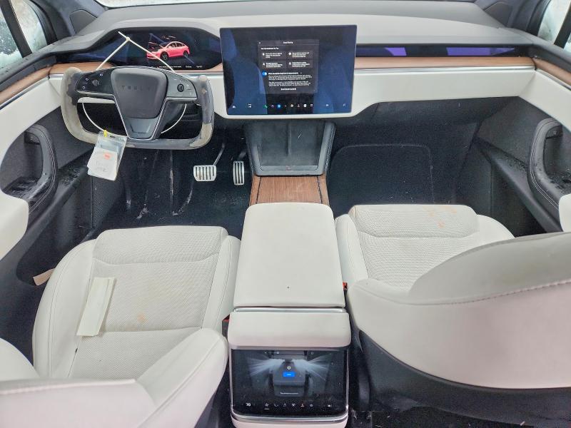 2023 Tesla Model x VIN 7SAXCDE50PF380943 COPART salvage auction — FRONT END, Salvage Title, sold $14,300 on 2026-07-15 (photo 8)