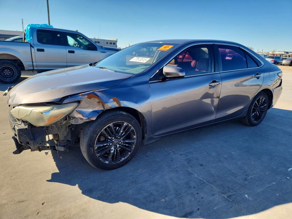 2015 Toyota VIN 4T1BF1FK4FU020285 COPART salvage auction — FRONT END, Tx - Certificate Of Title, sold $1,450 on 2026-07-09 (photo 1)