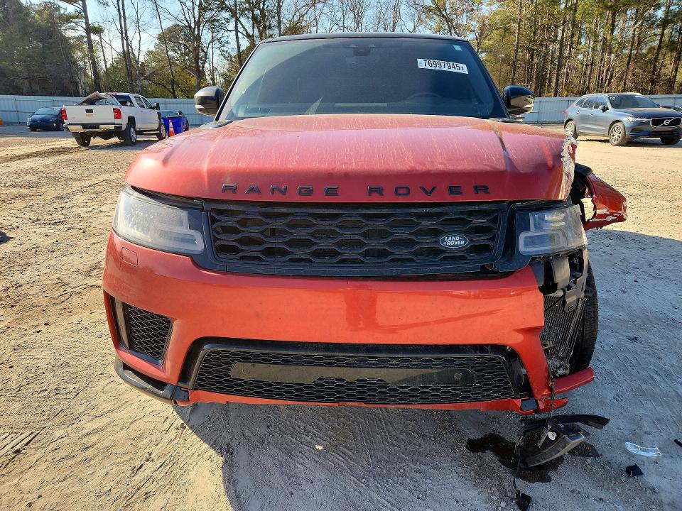 2021 Land rover Range rover sport VIN SALWR2SU5MA795969 COPART salvage auction — FRONT END, Nc - Salvage Certificate Of Title, sold $12,900 on 2026-07-24 (photo 5)