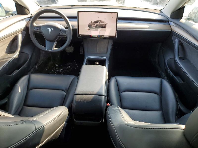 2023 Tesla Model 3 VIN 5YJ3E1EA7PF481737 COPART salvage auction — FRONT END, Qc - Gravement Accidente, sold $6,200 on 2026-07-28 (photo 8)