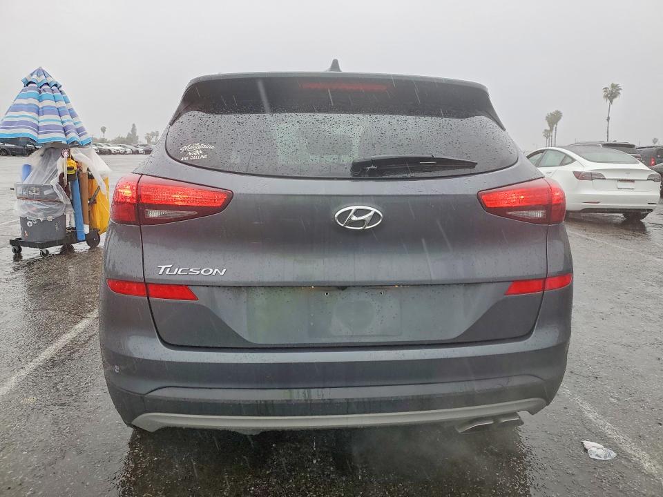 2019 Hyundai Tucson VIN KM8J33AL7KU879199 COPART salvage auction — FRONT END, Ca - Salvage Certificate, sold $3,650 on 2026-07-31 (photo 6)