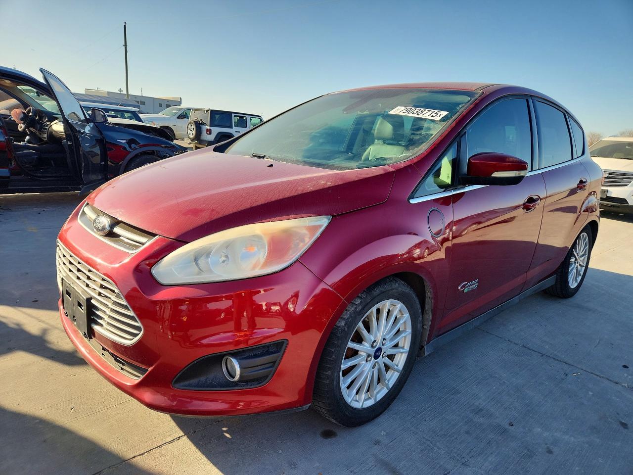 2014 Ford C-Max VIN 1FADP5CU3EL508340 COPART salvage auction — Front End, TX - CERTIFICATE OF TITLE, sold $900 on 2026-07-03 (photo 1)