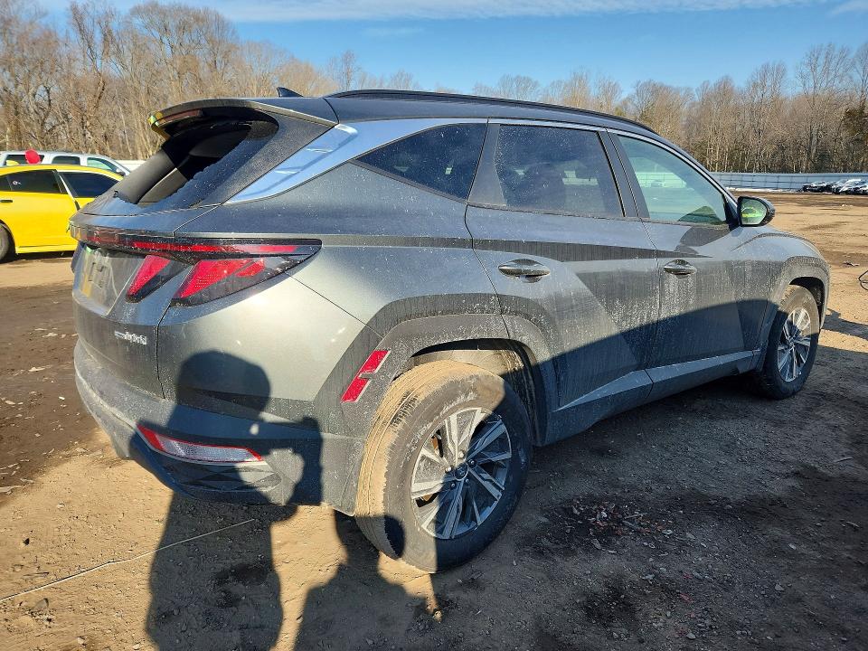 2024 Hyundai Tucson VIN KM8JBCD13RU206241 COPART salvage auction — REAR END, Md - Cert Of Salvage > 75% Damage, sold $10,400 on 2026-07-02 (photo 3)