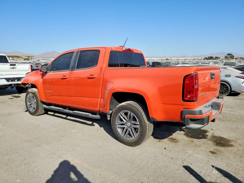 2021 Chevrolet Colorado VIN 1GCGSBEN9M1200612 COPART salvage auction — FRONT END, Nv - Salvage Title, sold $6,600 on 2026-07-02 (photo 2)