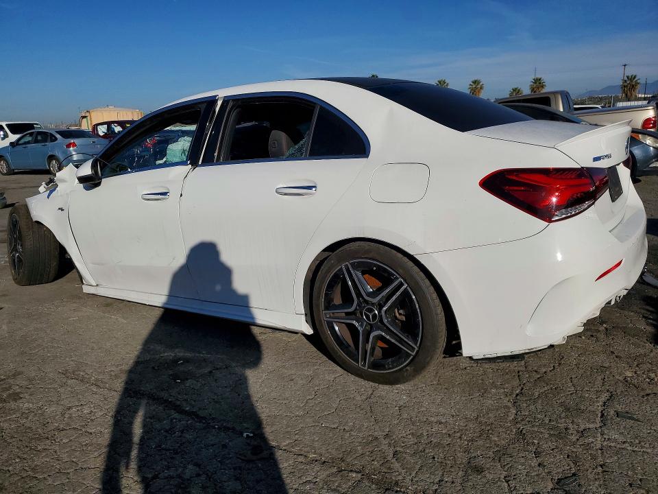 2021 Mercedes-benz A-klasse VIN W1K3G5BB0MJ321773 COPART salvage auction — FRONT END, Ca - Salvage Certificate, sold $825 on 2026-07-13 (photo 2)