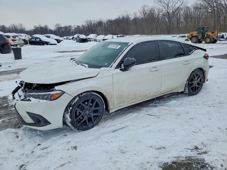 2024 Honda Civic VIN 19XFL2H82RE037417 COPART salvage auction — FRONT END, Pa - Certificate Of Salvage, sold $4,850 on 2026-07-02 (photo 1)