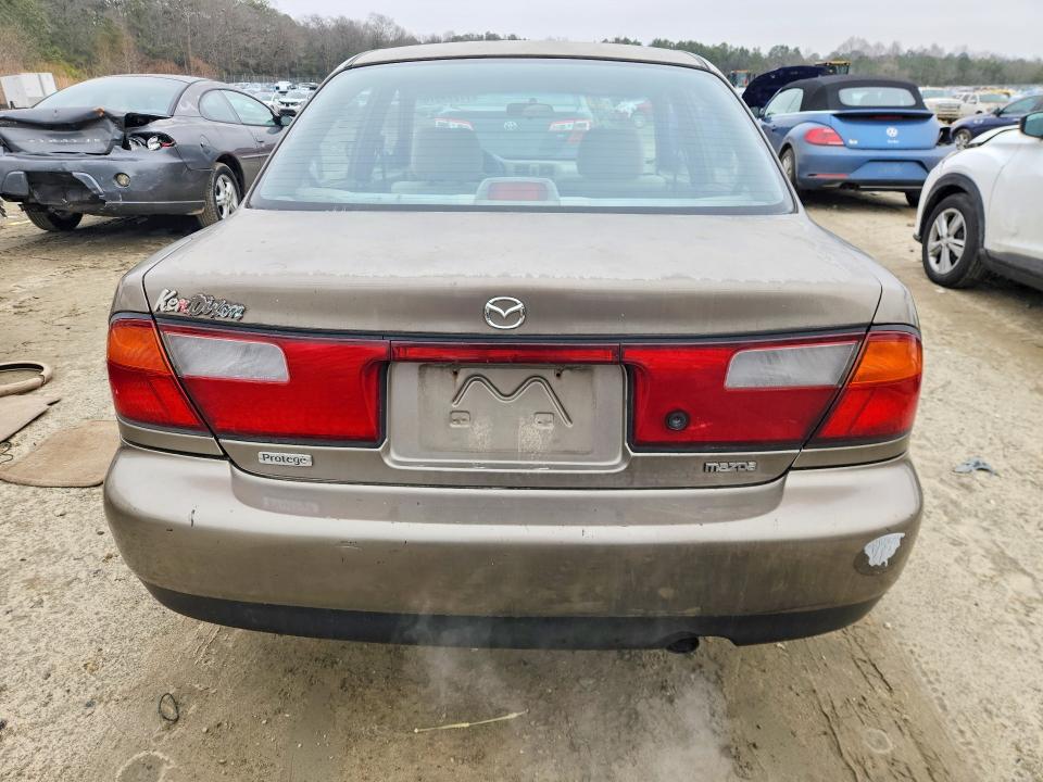 1998 Mazda Protege VIN JM1BC1418W0179387 COPART salvage auction — FRONT END, Md - Cert Of Salvage > 75% Damage, sold $250 on 2026-07-14 (photo 6)