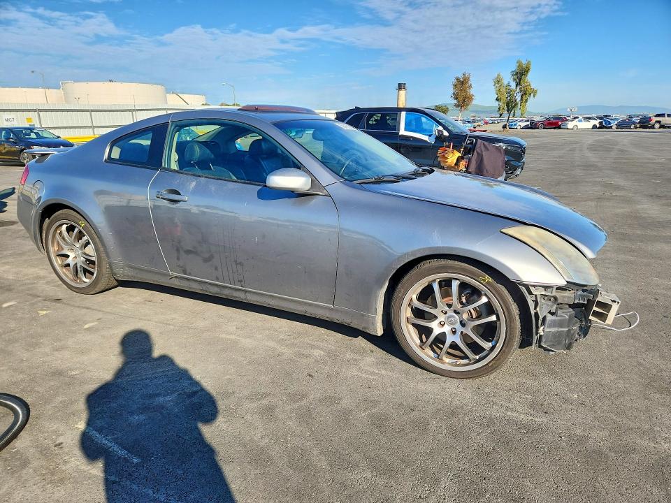 2005 Infiniti G35 VIN JNKCV54E35M412557 COPART salvage auction — FRONT END, CA - SALVAGE CERTIFICATE, sold $175 on 2026-07-13 (photo 4)