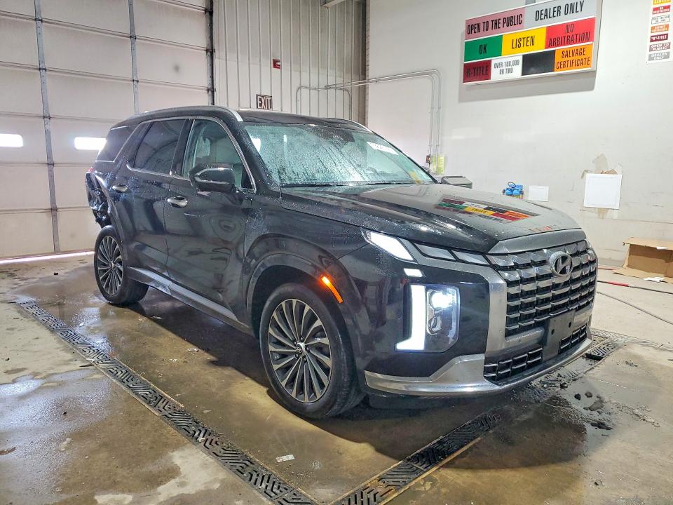 2024 Hyundai Palisade VIN KM8R7DGE7RU755496 COPART salvage auction — REAR END, Nj - Cert Of Title-Salvage, sold $13,600 on 2026-07-13 (photo 4)