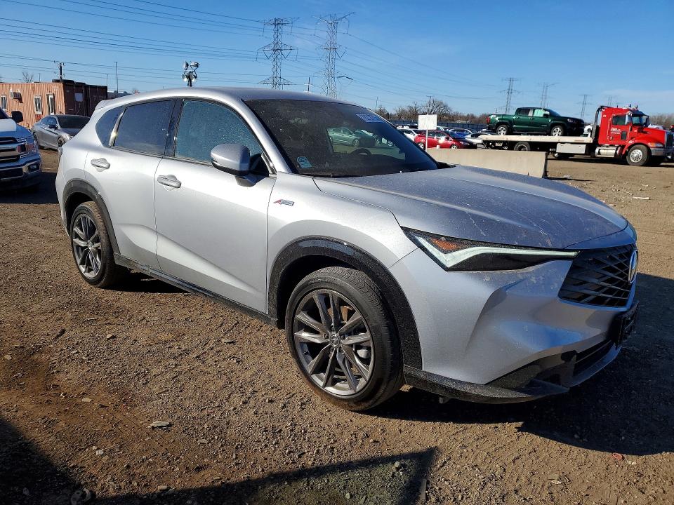 2025 Acura Adx VIN 3HDSA1H53SM702551 COPART salvage auction — SIDE, Il - Salvage Certificate, sold $13,800 on 2026-08-13 (photo 4)