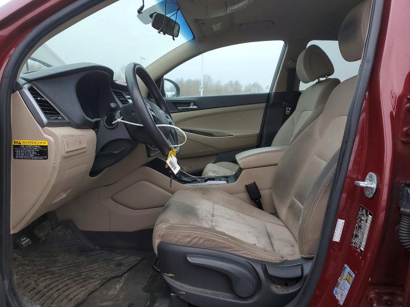 2016 Hyundai Tucson VIN KM8J23A41GU032679 COPART salvage auction — REAR END, Ma - Cert Of Title-Salvage, sold $2,300 on 2026-07-02 (photo 7)