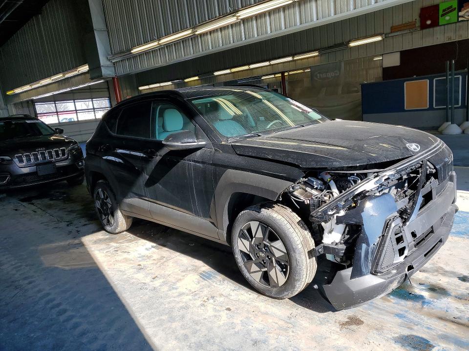 2025 Hyundai Kona VIN KM8HCCAB2SU322416 COPART salvage auction — FRONT END, In - Certificate Of Title, sold $9,400 on 2026-07-27 (photo 4)