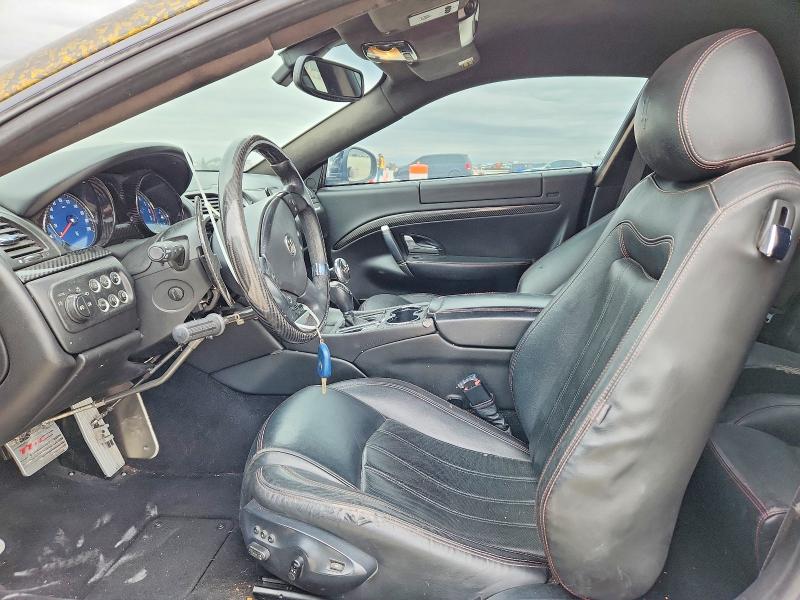2011 Maserati Granturismo VIN ZAM45KLA7B0057670 COPART salvage auction — FRONT END, Tx - Certificate Of Title, sold $3,200 on 2026-07-30 (photo 7)