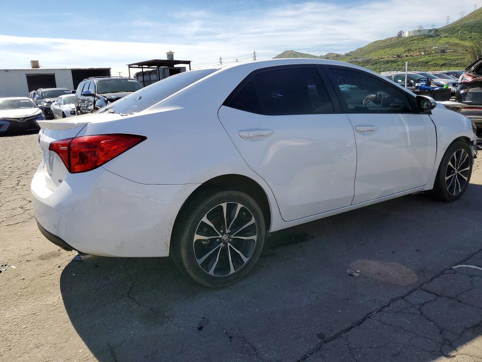 2019 Toyota Corolla VIN 5YFBURHEXKP896334 COPART salvage auction — FRONT END, CA - SALVAGE CERTIFICATE, sold $1,600 on 2026-07-27 (photo 3)