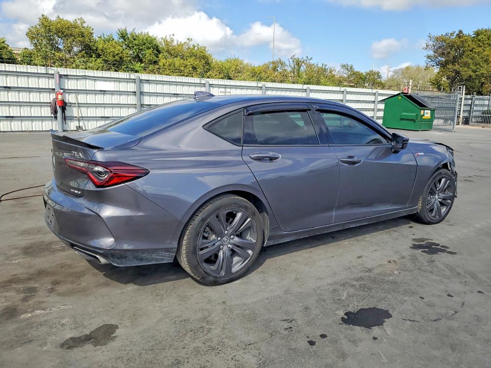 2023 Acura Tlx VIN 19UUB6F52PA001738 COPART salvage auction — FRONT END, Salvage Title, sold $7,200 on 2026-07-22 (photo 3)