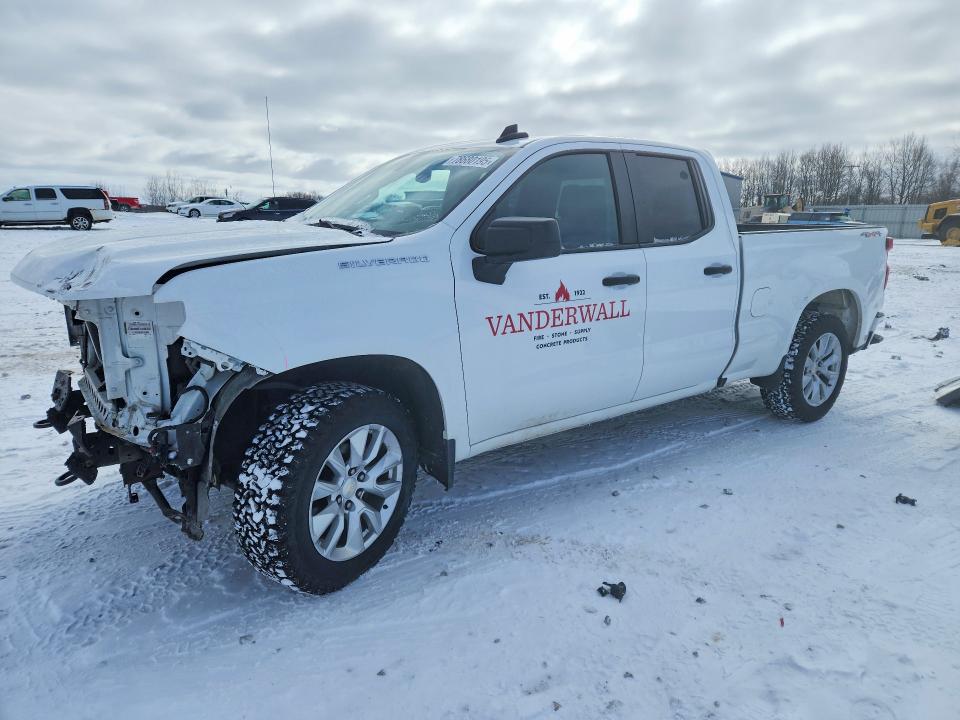 2021 Chevrolet Silverado VIN 1GCRYBEH7MZ122866 COPART salvage auction — FRONT END, Mi - Certificate Of Title, sold $6,200 on 2026-07-02 (photo 1)
