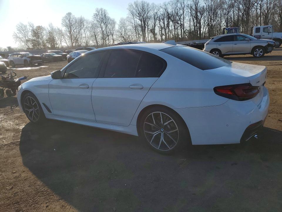 2021 BMW 5er VIN WBA13BJ08MWX02900 COPART salvage auction — SIDE, MD - CERT OF SALVAGE > 75% DAMAGE, sold $13,600 on 2026-07-10 (photo 2)