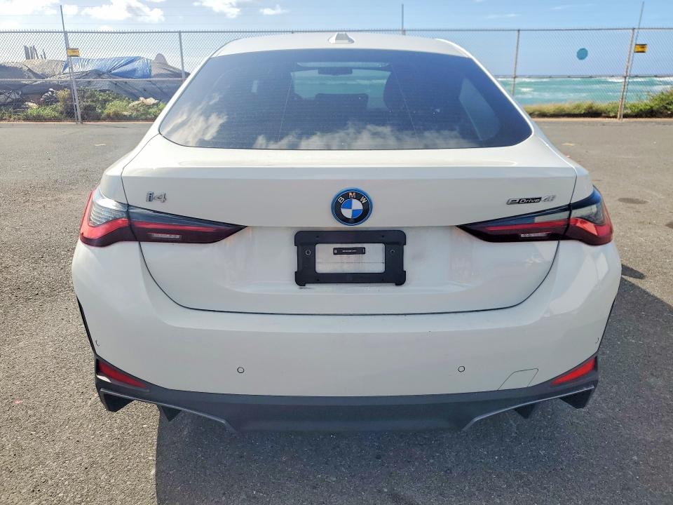 2025 BMW I4 VIN WBY23HD09SFU44999 COPART salvage auction — SIDE, Hi - Certificate Of Title, sold $20,100 on 2026-07-27 (photo 6)