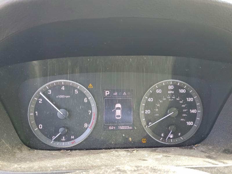 2015 Hyundai Sonata VIN 5NPE24AF8FH124345 COPART salvage auction — FRONT END, CA - DIS/DLR/EXP APP FOR DUP CLEAN, sold $900 on 2026-07-02 (photo 9)
