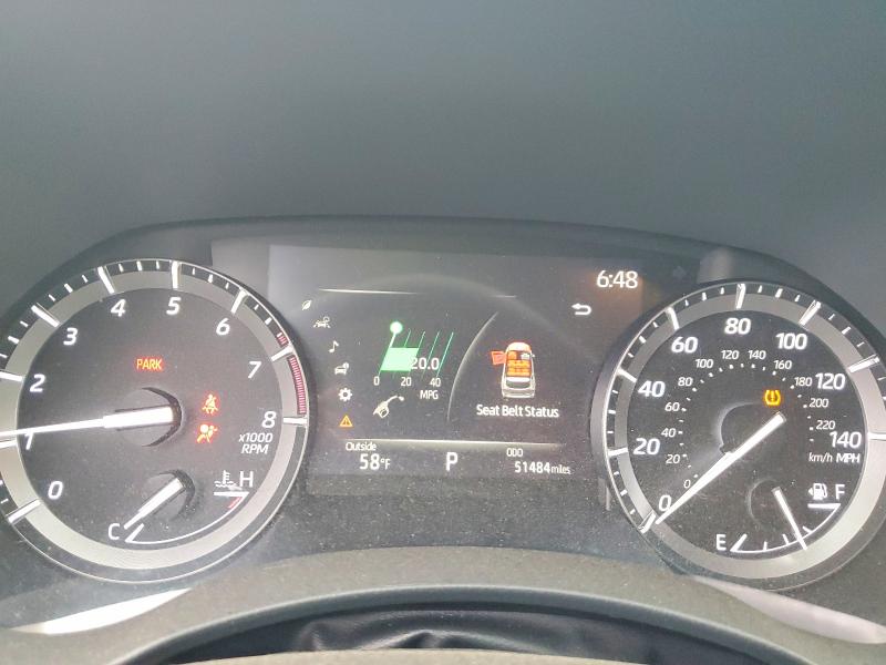 2021 Toyota Highlander VIN 5TDHZRBH3MS536542 COPART salvage auction — FRONT END, Ms - Cert Of Title-Salvaged, sold $16,500 on 2026-07-15 (photo 9)