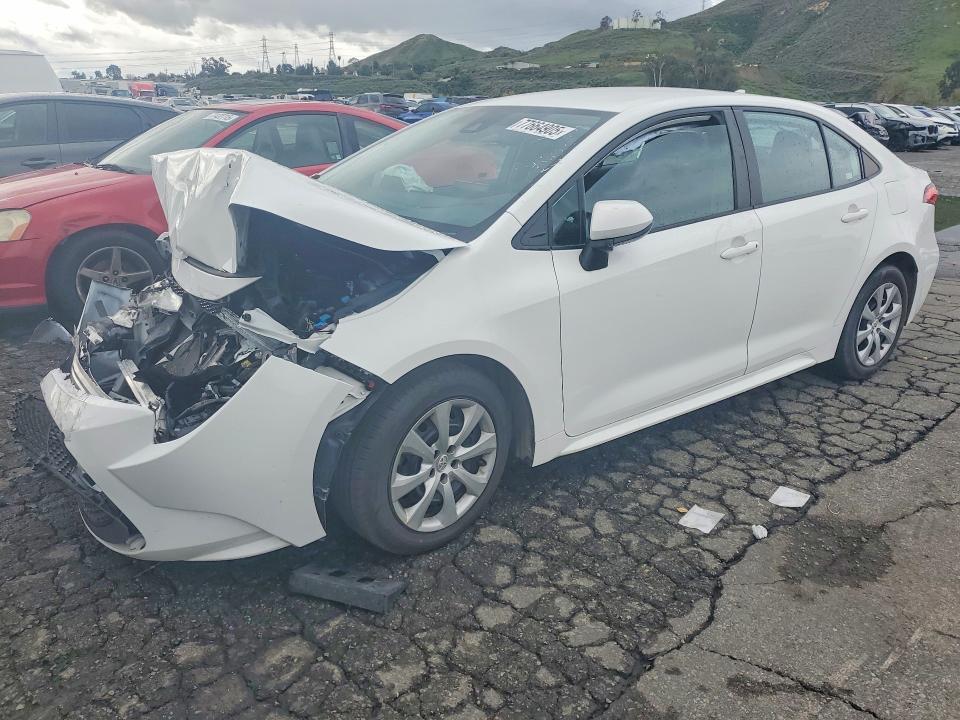 2022 Toyota Corolla VIN 5YFEPMAE4NP342082 COPART salvage auction — FRONT END, Ca - Salvage Certificate, sold $3,650 on 2026-07-16 (photo 1)